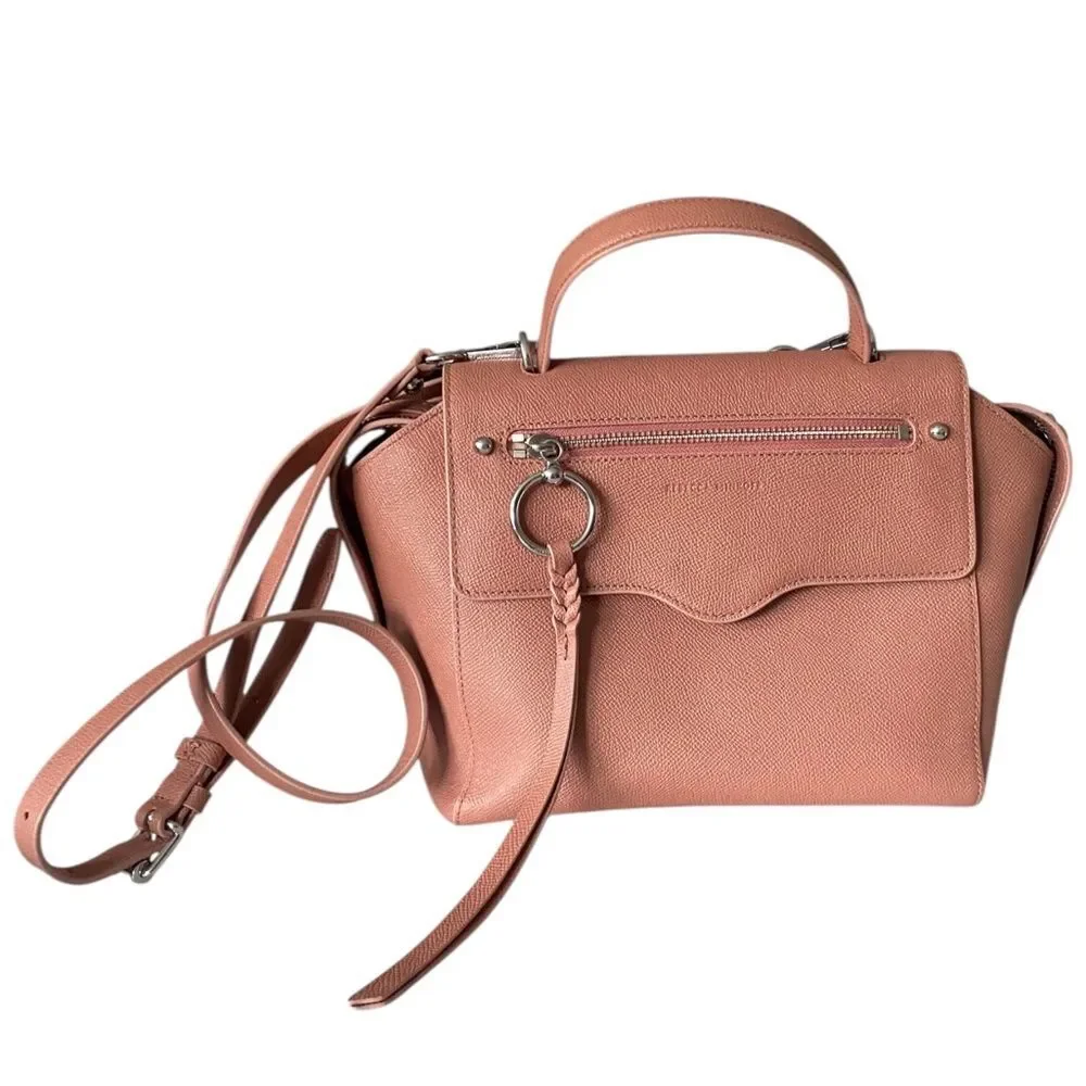 REBECCA MINKOFF Gabby Dessert Rose pink Genuine leather Satchel Bag